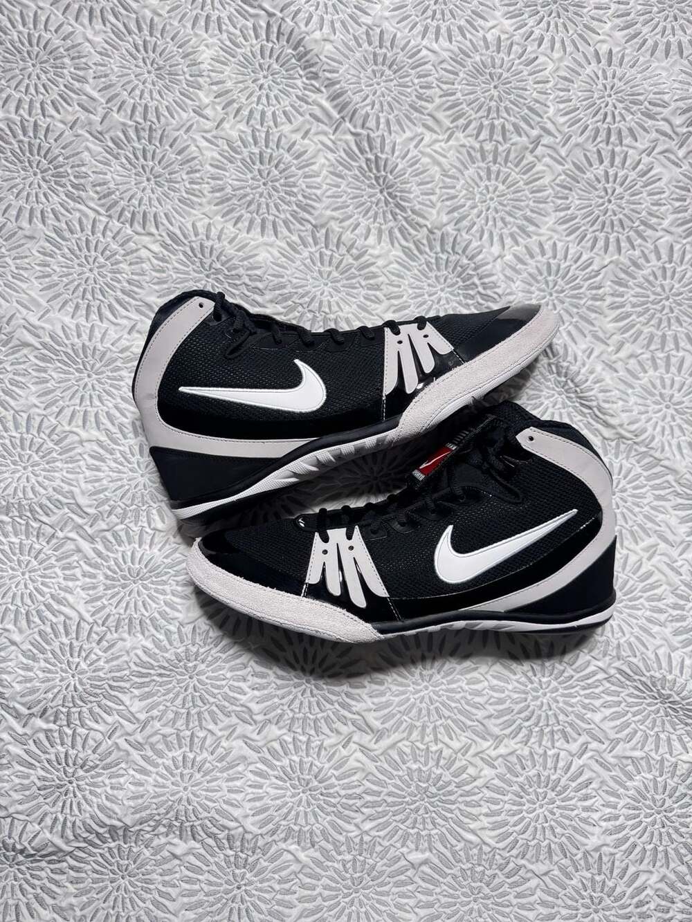 Nike Freek Black White Men's Wrestling Shoe 14 Men’s 316403-011